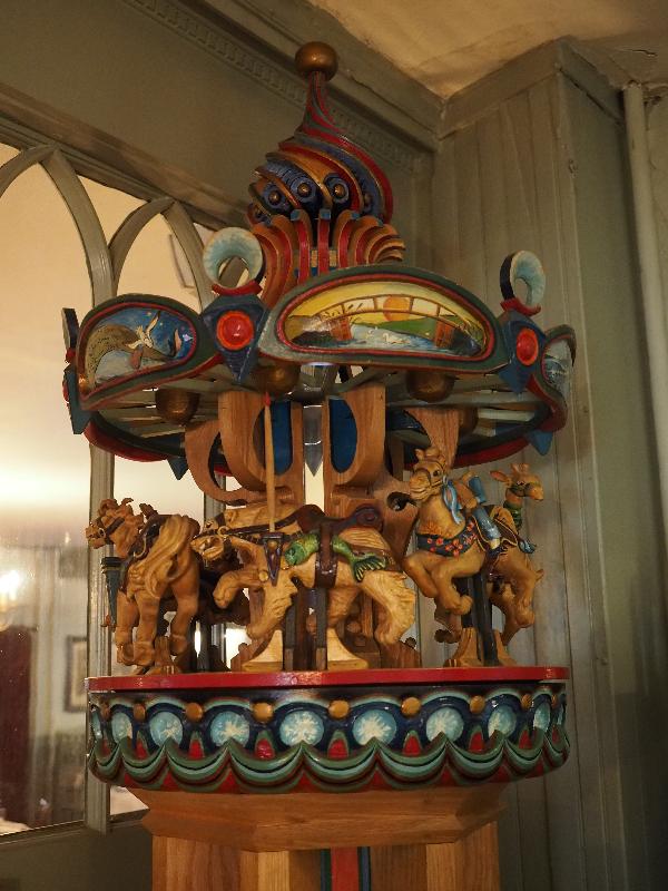 Stockbridge, Massachusetts (MA): Red Lion Inn: merry-go-round