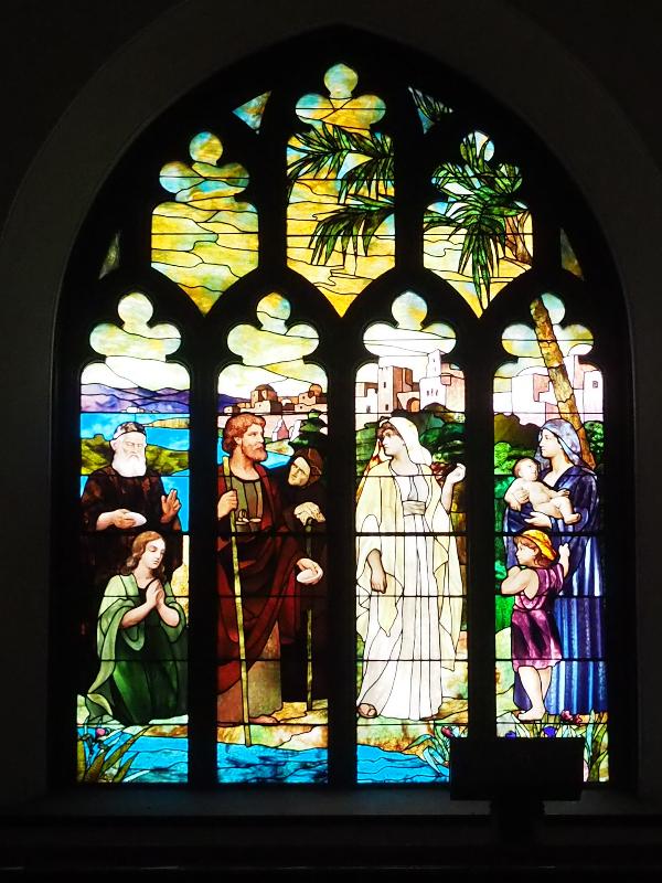 Pittsfield, Massachusetts (MA): St Stephen's Episcopal Church: Pomeroy Memorial Window, The Conversion of Lydia (1891, Ford and Brooks)