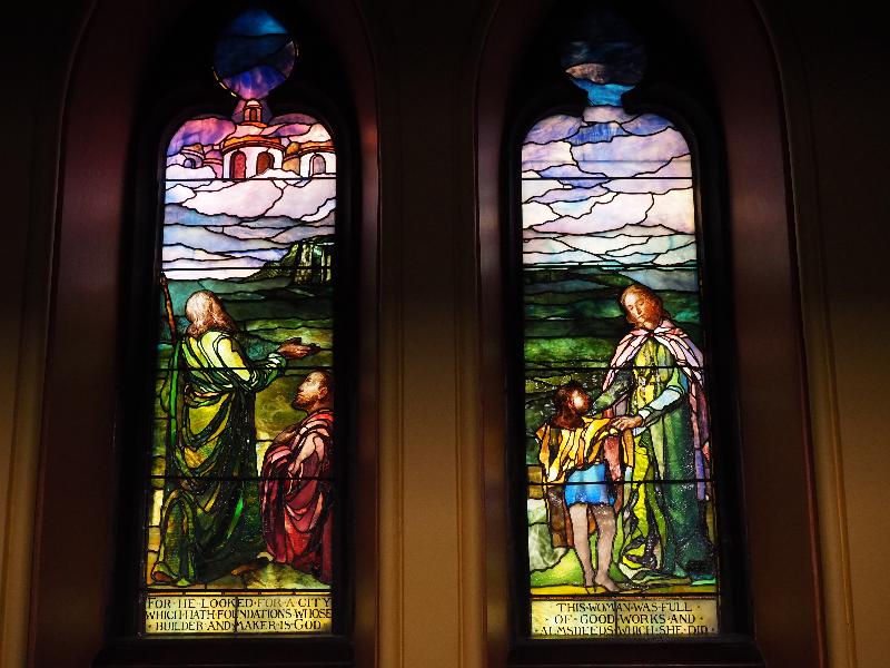Pittsfield, Massachusetts (MA): First Church of Christ: Goodrich Memorial Window (Mary Tillinghast)