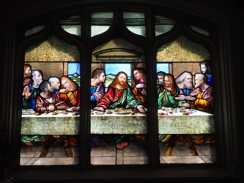Troy, New York (NY): St Joseph's Church: Last Supper