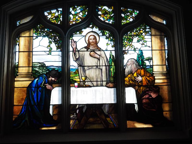 Troy, New York (NY): St Joseph's Church: Supper at Emmaus