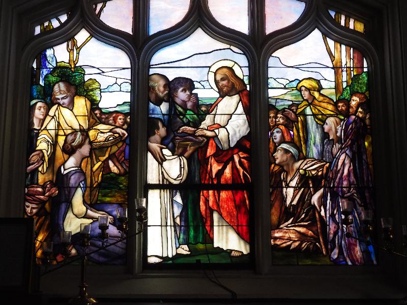 Troy, New York (NY): St Joseph's Church: Feeding the Multitude