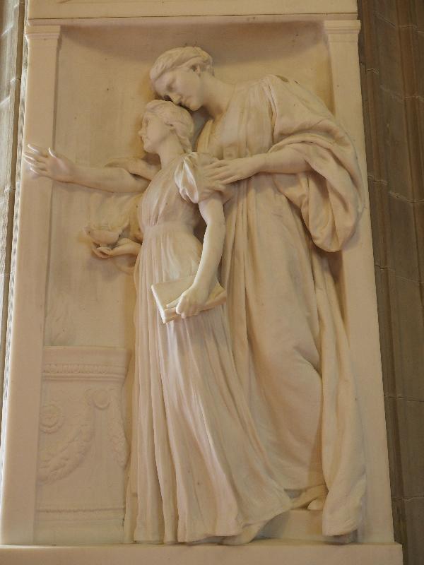 Wellesley, Massachusetts (MA): Wellesley College, Houghton Chapel: Alice Freeman Palmer Memorial (1909, Daniel Chester French)