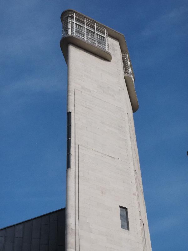Leicester, England: Lewis's Tower: view (1936)