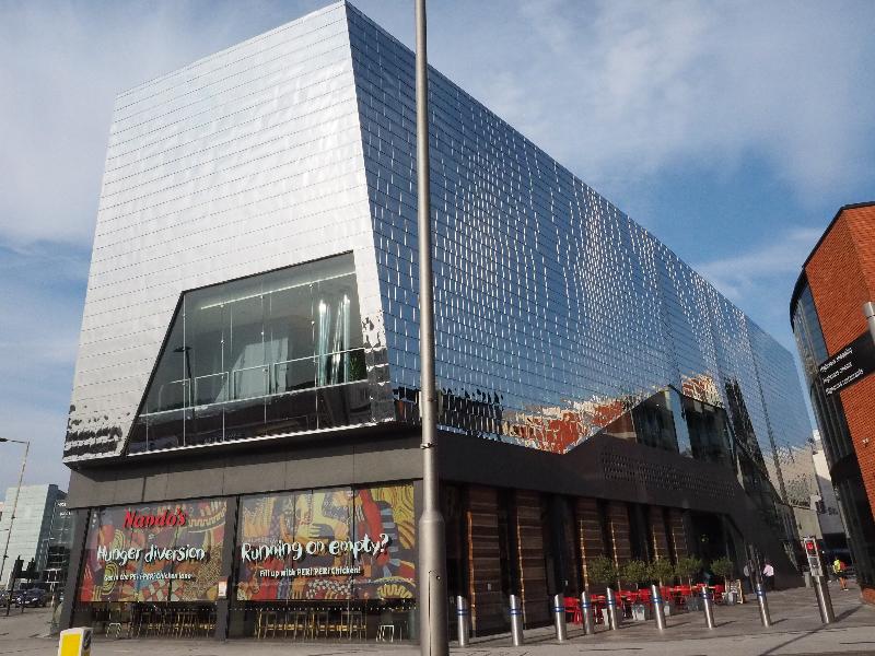 Leicester, England: Highcross Shopping Centre: west end (2008, Foreign Office Architects)