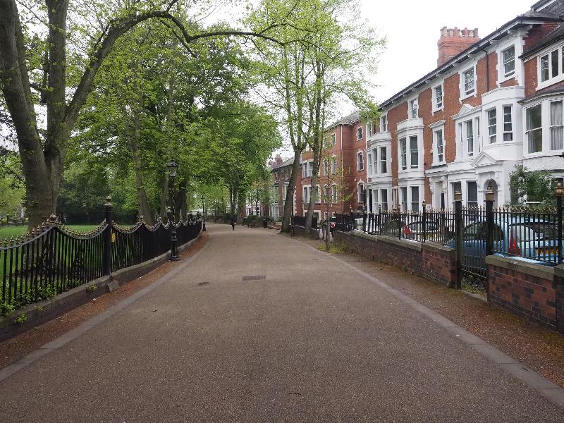 Leicester, England: New Walk: view