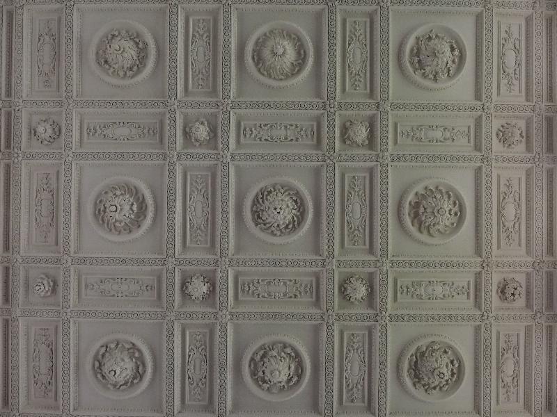 Cambridge, England: Senate House: ceiling