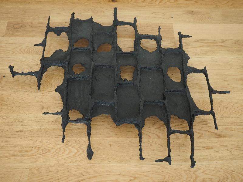 Cambridge, England: Jesus College: Puddle (Cornelia Parker, Sculpture in the Close 2017)