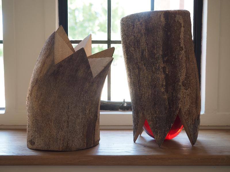 Cambridge, England: Jesus College: Tooth and Claw (Alison Wilding, Sculpture in the Close 2017)