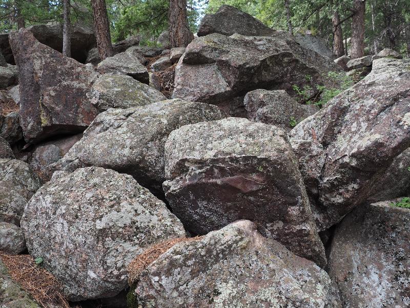 Boulder, Colorado (CO): Chautauqua Trail: boulders