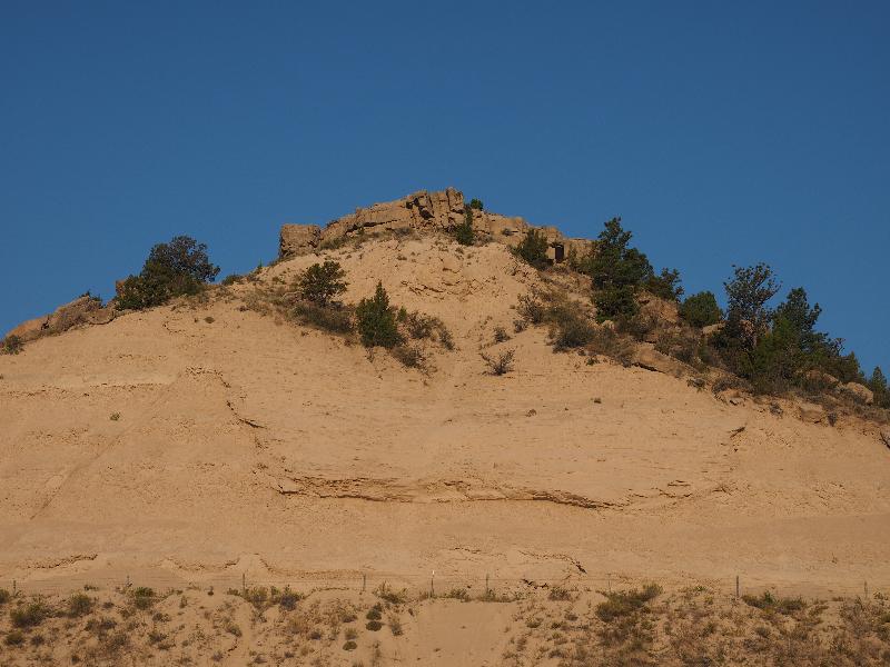 Glendo, Wyoming (WY): Interstate 25: hill