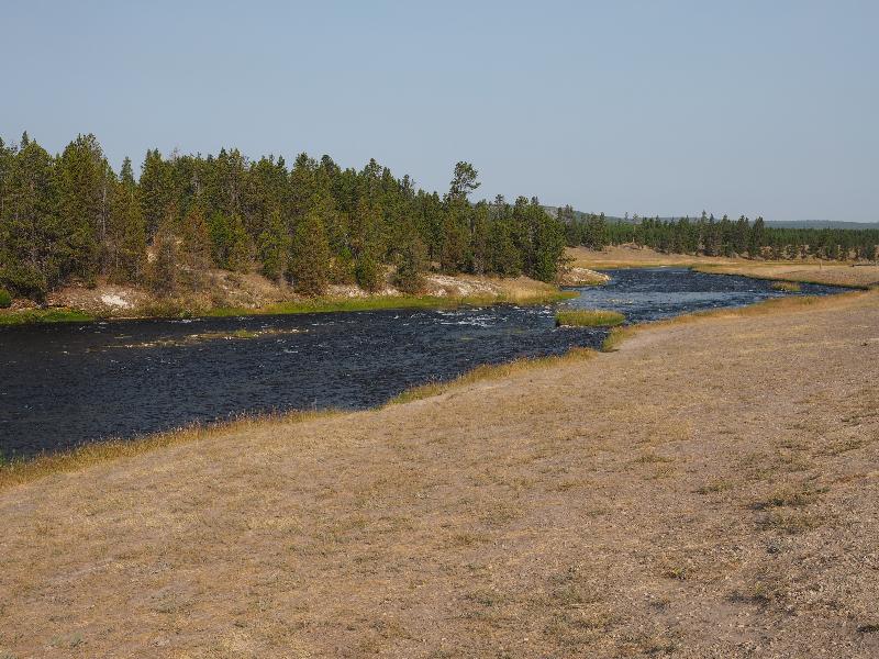 Yellowstone National Park, Wyoming (WY): Midway Geyser Basin: Firehole River