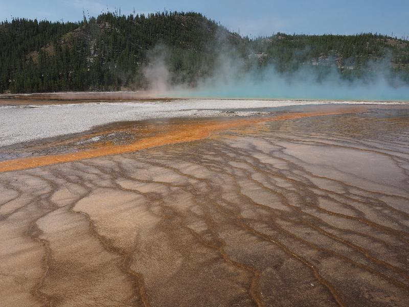 Yellowstone National Park, Wyoming (WY): Midway Geyser Basin: Grand Prismatic Spring