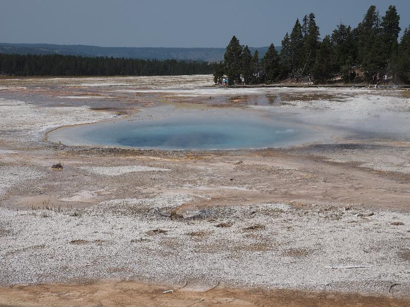 Yellowstone National Park, Wyoming (WY): Fountain Paint Pots trail: Celestine Pool