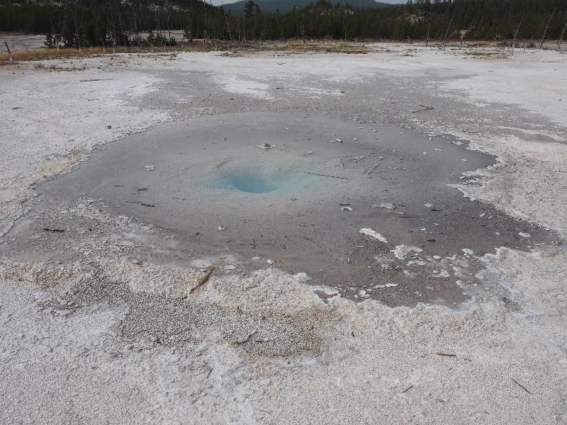 Yellowstone National Park, Wyoming (WY): Norris Geyser Basin: Pearl Geyser (not spouting)