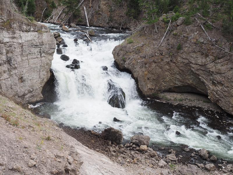 Yellowstone National Park, Wyoming (WY): Norris Geyser Basin: Firehole Falls