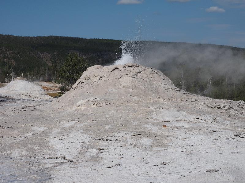 Yellowstone National Park, Wyoming (WY): Upper Geyser Basin: Lion Geyser bubbling