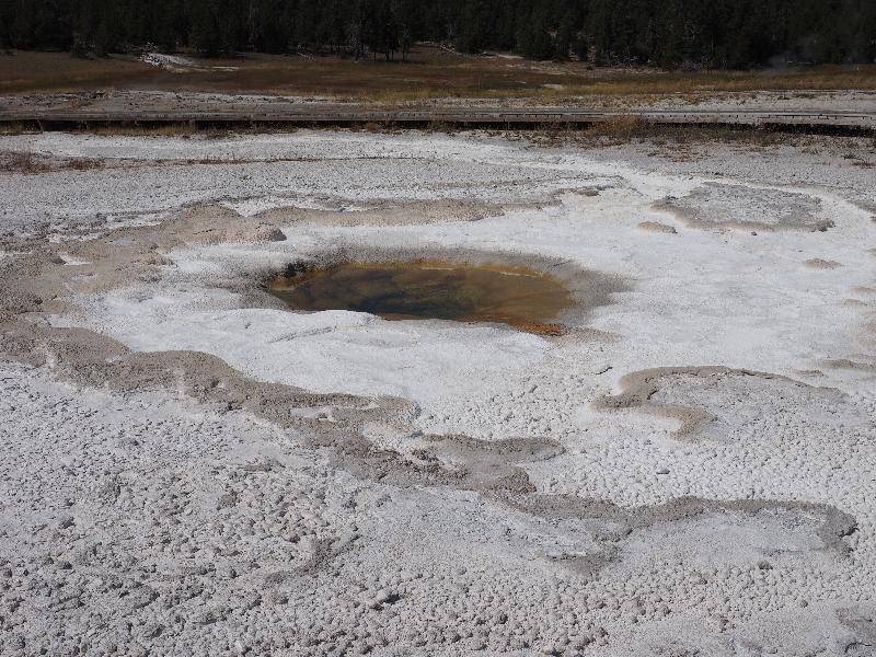 Yellowstone National Park, Wyoming (WY): Upper Geyser Basin: Sawmill Geyser (not spouting)