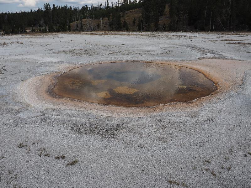 Yellowstone National Park, Wyoming (WY): Upper Geyser Basin: Chromatic Pool