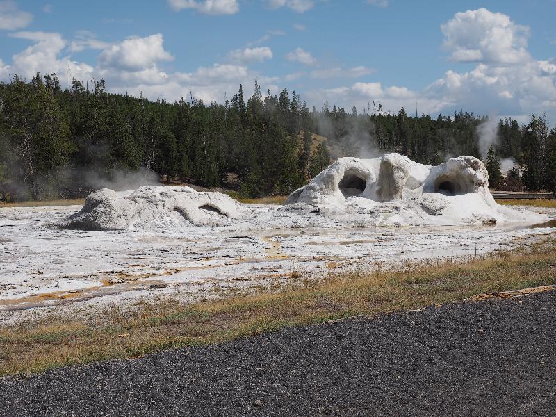 Yellowstone National Park, Wyoming (WY): Upper Geyser Basin: Grotto Geyser (not spouting)