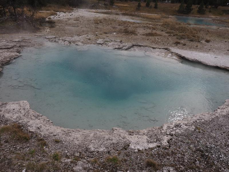 Yellowstone National Park, Wyoming (WY): West Thumb Geyser Basin: Collapsing Pool