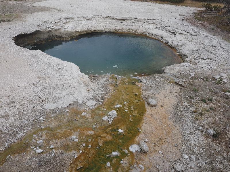 Yellowstone National Park, Wyoming (WY): West Thumb Geyser Basin: Surging Spring