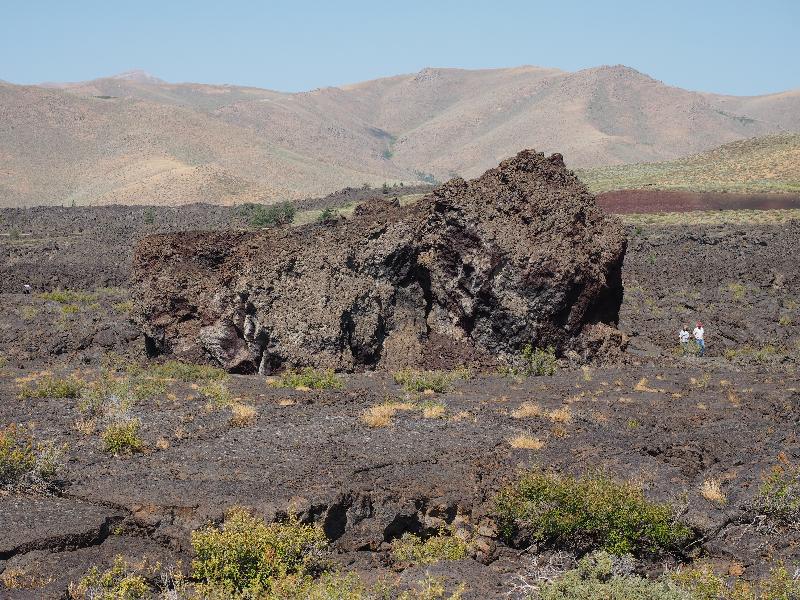 Craters Of The Moon National Monument, Idaho (ID): North Crater Flow Trail: big rocks