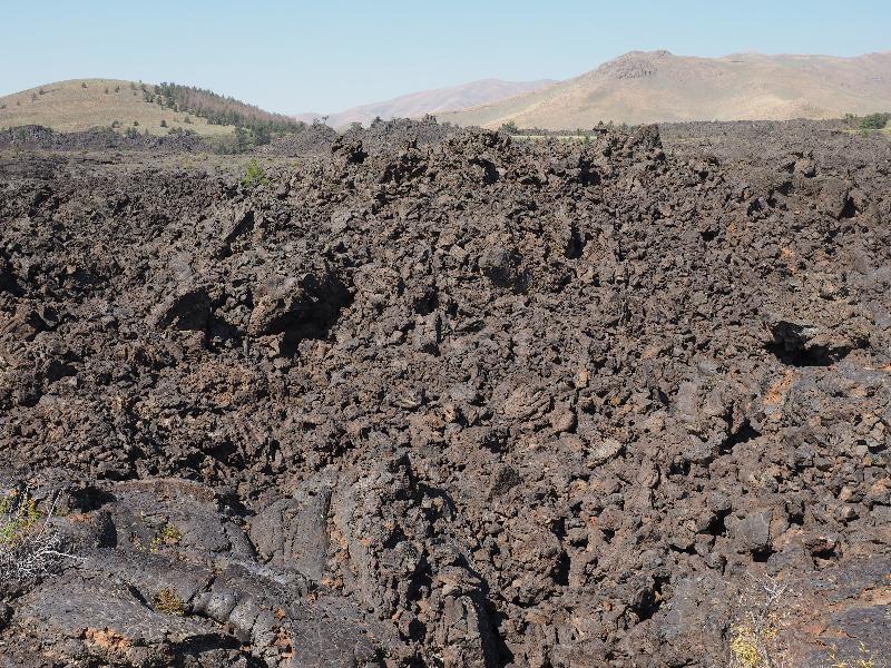 Craters Of The Moon National Monument, Idaho (ID): North Crater Flow Trail: volcanic rock field