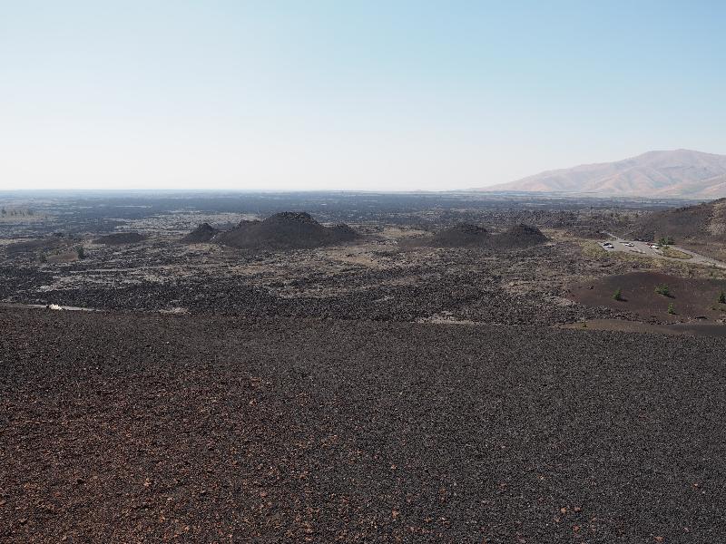 Craters Of The Moon National Monument, Idaho (ID): Inferno Cone: view from top of Spatter Cones