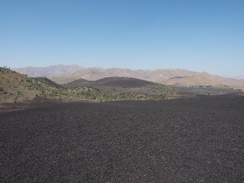 Craters Of The Moon National Monument, Idaho (ID): Inferno Cone: view from top of North Crater