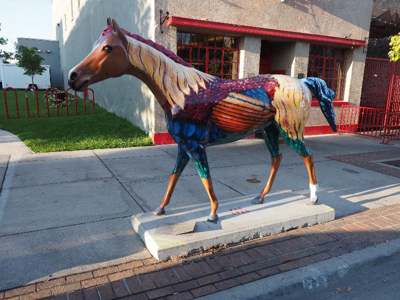 Ogden, Utah (UT): 25th Street: The Hooster (horse sculpture, Jody Van Orman)