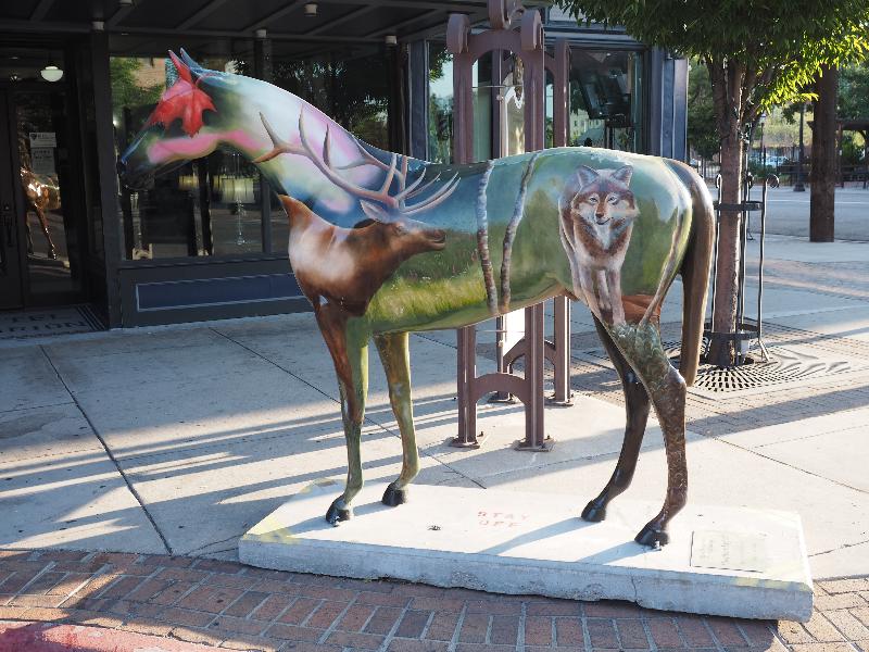 Ogden, Utah (UT): 25th Street: Northern Lights (horse sculpture, Lori Burlison)