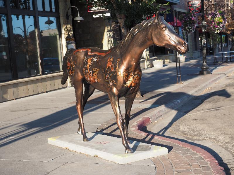 Ogden, Utah (UT): 25th Street: Whoopie (horse sculpture, Laurie Kopinski & Kris Wilson)