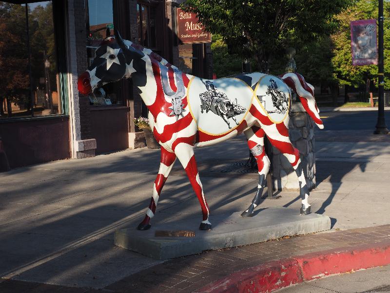 Ogden, Utah (UT): 25th Street: Rodeo Days (horse sculpture, Jessica Buckner)