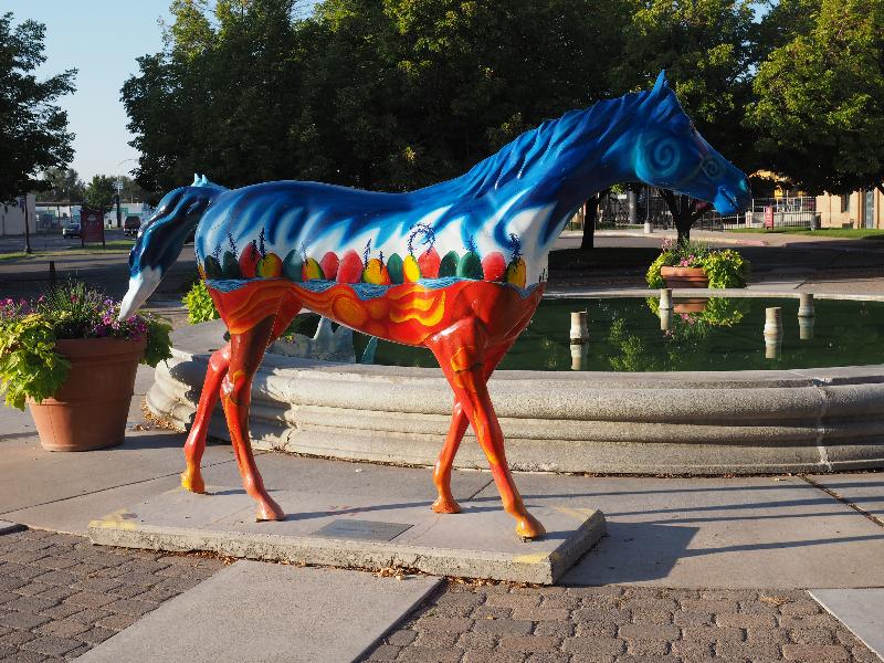 Ogden, Utah (UT): 25th Street: Summer Daze (horse sculpture, Lauren Tholen)