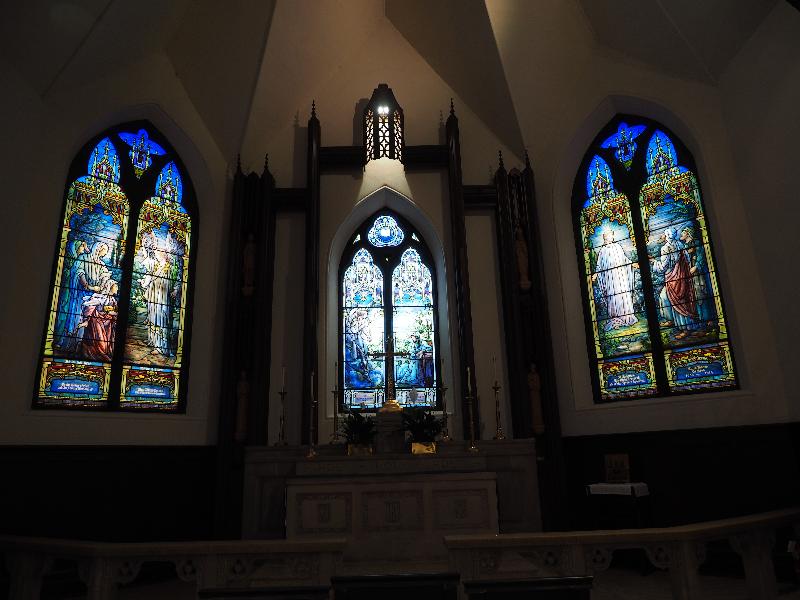 Salt Lake City, Utah (UT): Cathedral Church of St. Mark: three chancel windows