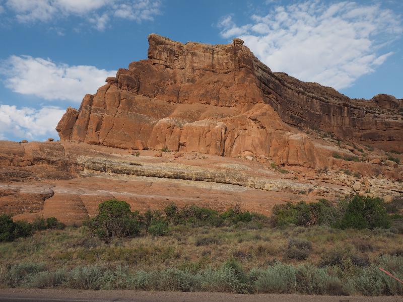 Arches National Park, Utah (UT): Arches Scenic Drive: Courthouse Towers