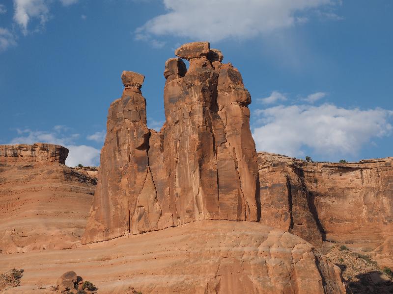 Arches National Park, Utah (UT): Arches Scenic Drive: Three Gossips