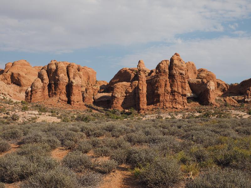 Arches National Park, Utah (UT): Arches Scenic Drive: Rock Pinnacles
