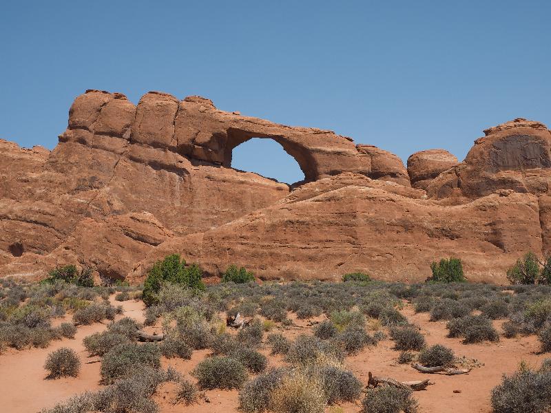 Arches National Park, Utah (UT): Skyline Arch Trail: Skyline Arch