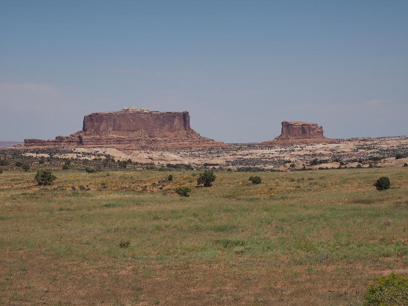 near Canyonlands National Park, Utah (UT): Route 313: Merrimac Butte and Monitor Butte