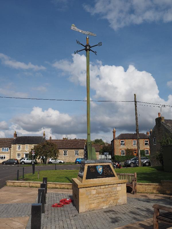 Chelveston, England: Higham Road: memorial for 8th Air Force 305th Bombardment Group