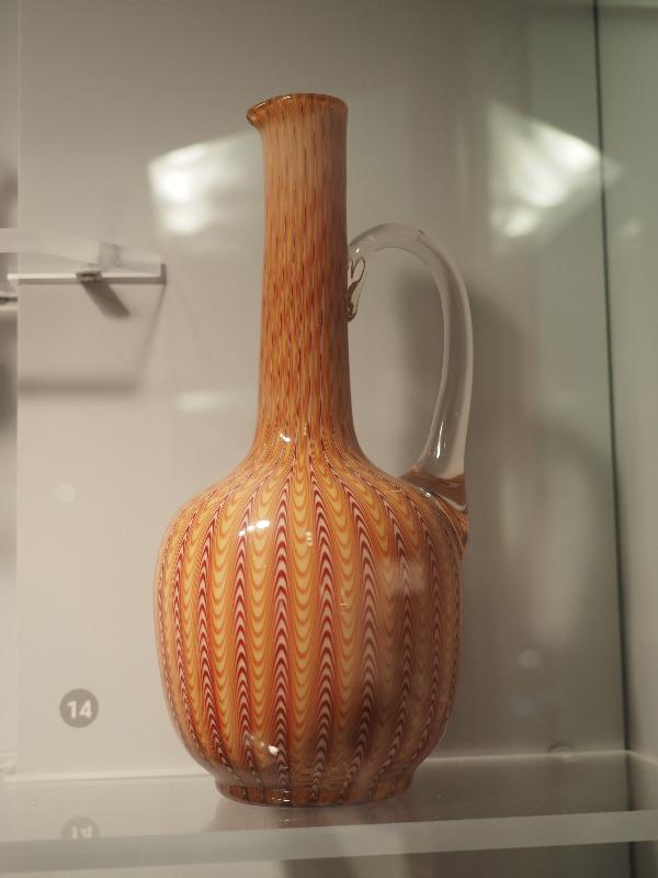 Portland, Maine (ME): Portland Museum of Art: Ewer (1885-1890, Stevens & Williams)