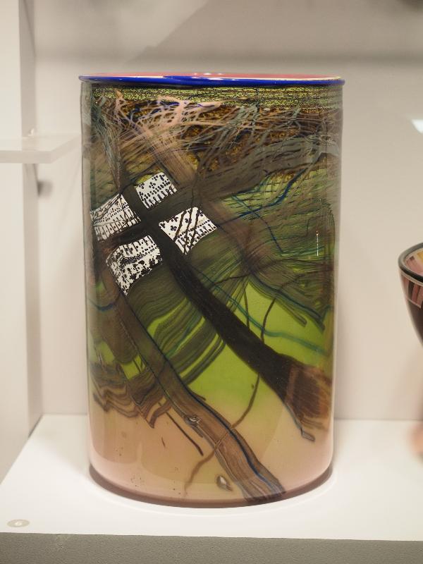 Portland, Maine (ME): Portland Museum of Art: Blanket Cylinder (1987, Dale Chihuly)