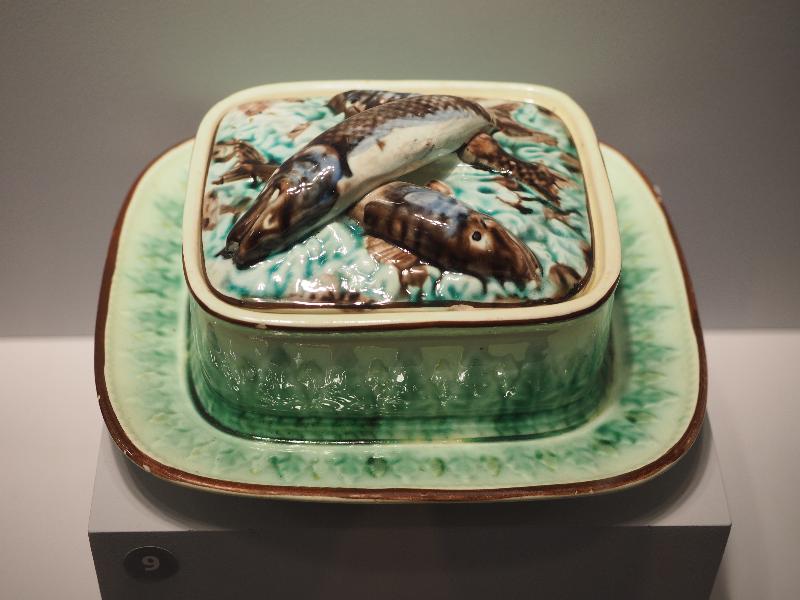 Portland, Maine (ME): Portland Museum of Art: covered butter dish (19th century)
