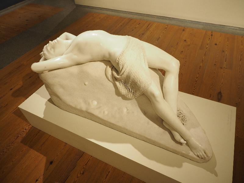 Portland, Maine (ME): Portland Museum of Art: The Dead Pearl Diver (1858, Benjamin Paul Akers)