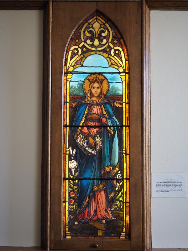 Bath, Maine (ME): Grace Episcopal Church: St Elizabeth of Hungary (?) (Schottler Memorial Window)