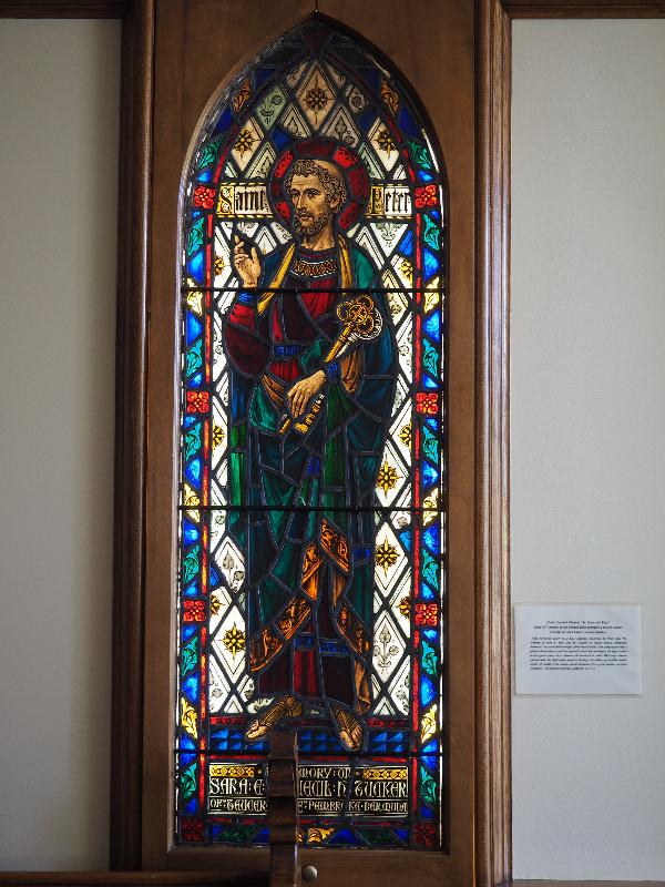Bath, Maine (ME): Grace Episcopal Church: St Peter (Tucker Memorial Window)