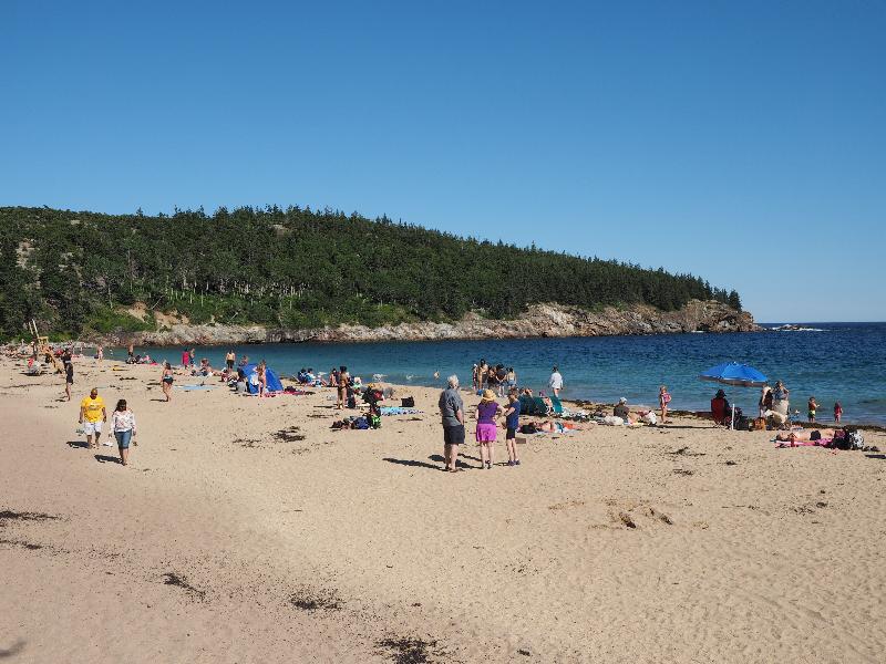 Acadia National Park, Maine (ME): Sand Beach: view