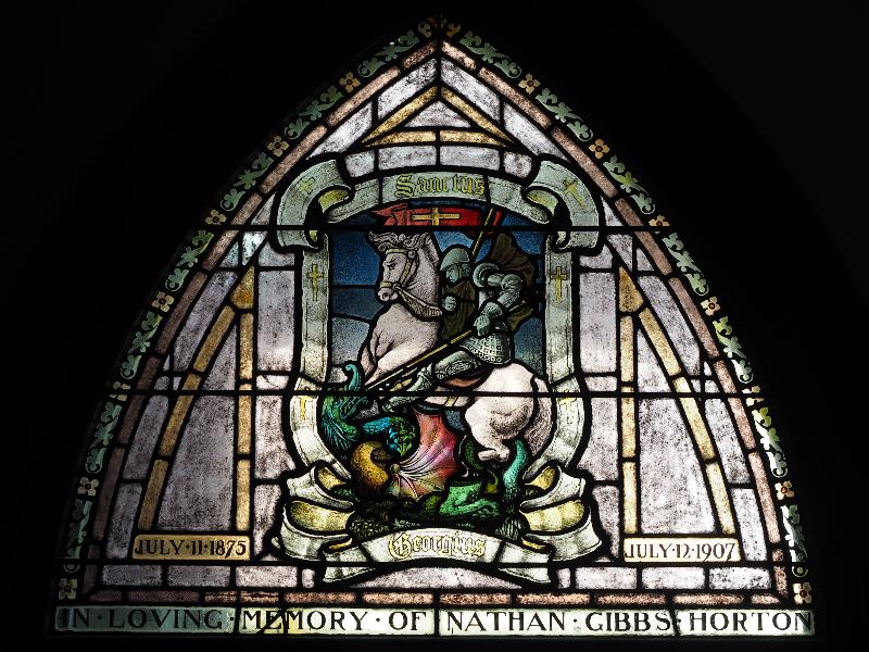Bar Harbor, Maine (ME): St Saviour's Episcopal Church: St George  (Horton Memorial Window, 1916)